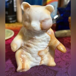 VTG Mosser Slag Glass Bear figurine
